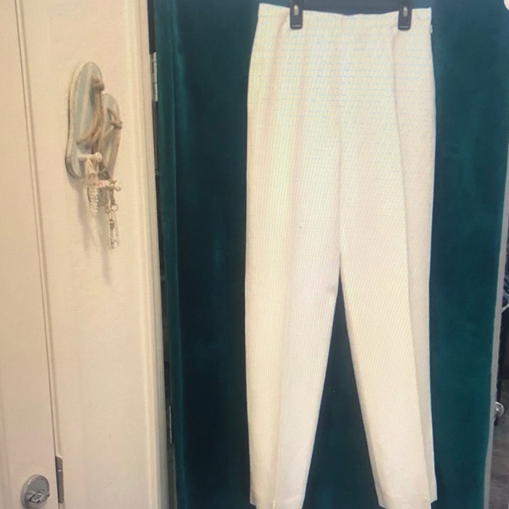 Elegant Women's Cream Trousers
